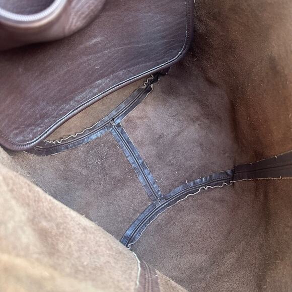 COACH Vintage Duffle Soho XL Vermillion in Dark Brown Leather Bag Purse 4082 CR - Picture 11 of 16